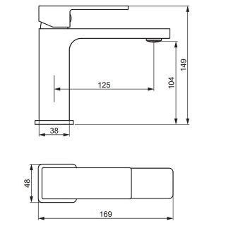 Смеситель для раковины Damixa Gala 530210500 Розовое золото